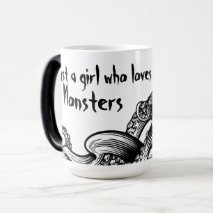Caneca Mágica Tentacle Monster Book Tok Personalizar Texto ou No