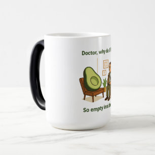 Caneca Mágica Terapia do Abacate Por Que Estou Vazio Por Dentro