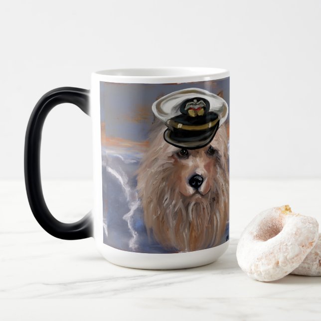 CANECA MÁGICA TERRIER AUSTRALIANO (Com Donut)