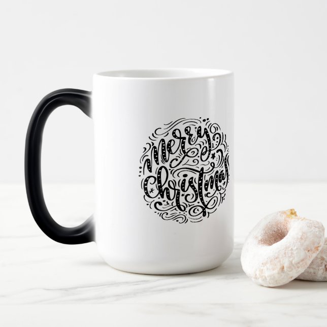 Caneca Mágica Testemunho de Feliz Natal (Com Donut)