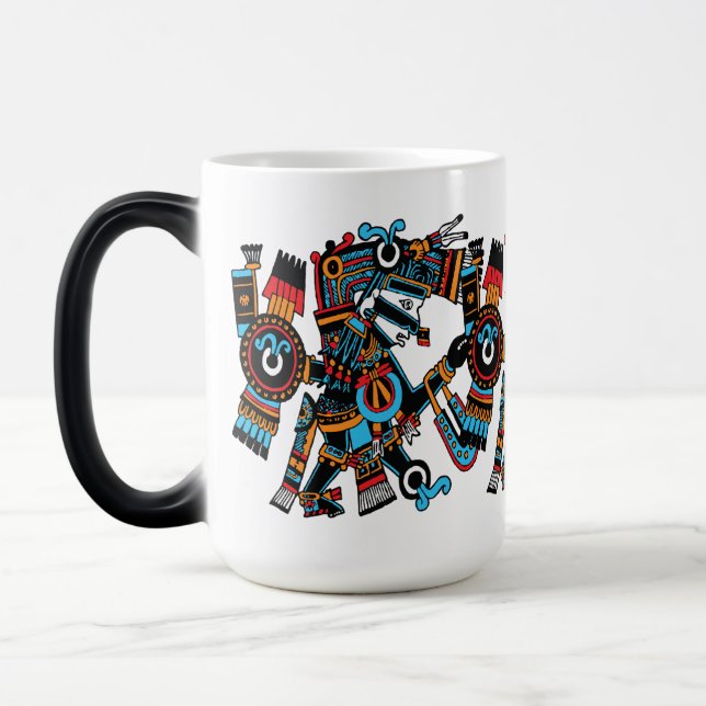 Caneca Mágica Tezcatlipoca - Fumar Senhor Espelho Do Céu Noturno (Esquerda)