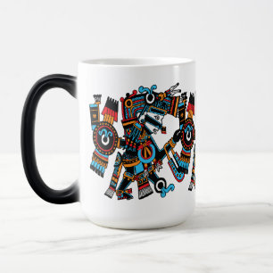 Caneca Mágica Tezcatlipoca – Senhor do Espelho Fumegante do Céu 