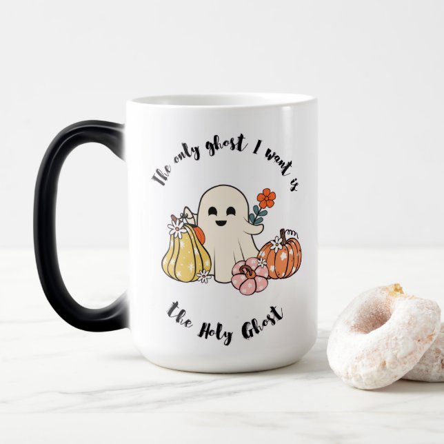 CANECA MÁGICA THE HOLY GHOST (Com Donut)