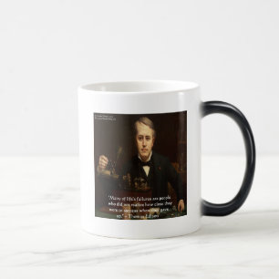 Caneca Mágica Thomas Edison "B4 Success" Wisdom cita presentes
