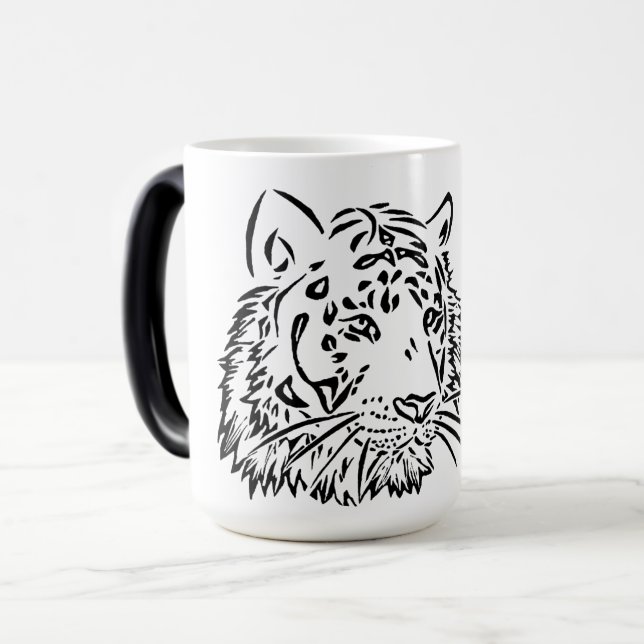 Caneca Mágica | Tigre 虎 (Frente Esquerda)