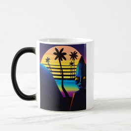 Caneca Mágica Tiki Night Synthwave Ken Gage