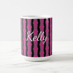 Caneca Mágica Tinta tie rosa e preta