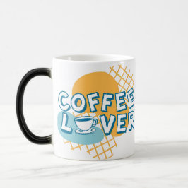 Caneca Mágica Tipografia de amantes do café