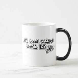 Caneca Mágica Todas As Boas Coisas Cheiram A Pesca Engraçada De
