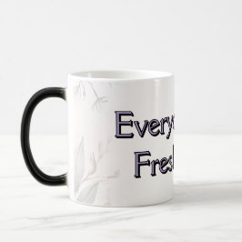 Caneca Mágica Todos Os Dias É Um Novo Design Floral De Início