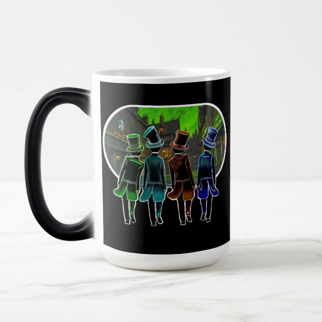 Caneca Mágica Top hat design Mug (Esquerda)