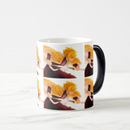 Caneca Mágica Trabalho de arte do mangá de anime da camada
