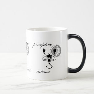 Caneca Mágica Traços Personalizáveis do Scorpio Scorpion no esti