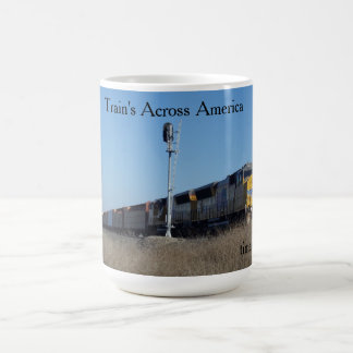 Caneca Mágica Train's Across America Hot Beverage mug.