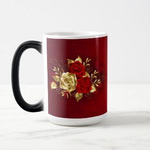 Caneca Mágica Três Rosas de joalharia