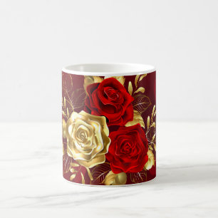 Caneca Mágica Três Rosas de joalharia
