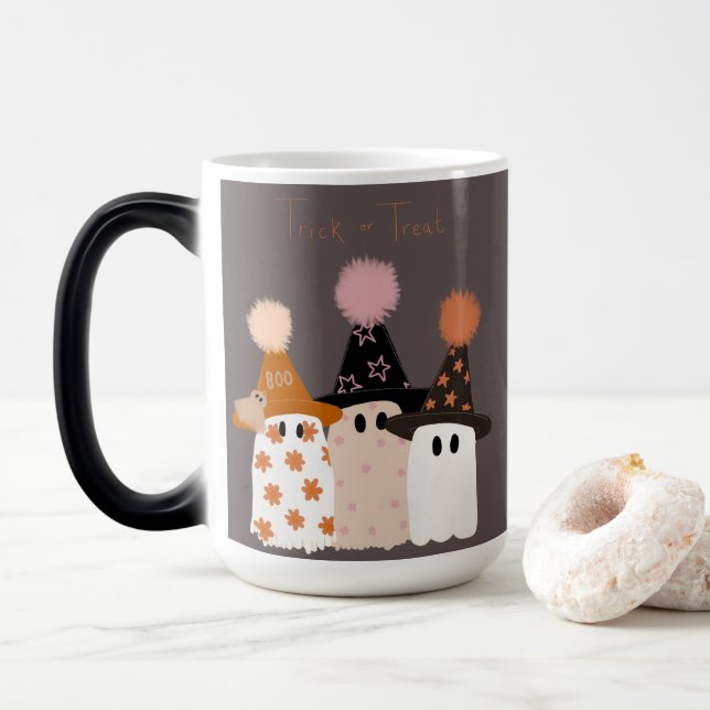 CANECA MÁGICA TRICK OR TREAT (Com Donut)