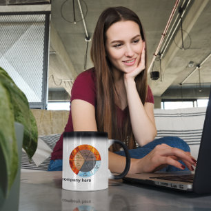 Caneca Mágica trigramas e relógio chinês