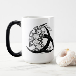 CANECA MÁGICA * TRIQUETRA E LUA CRESCENTE *