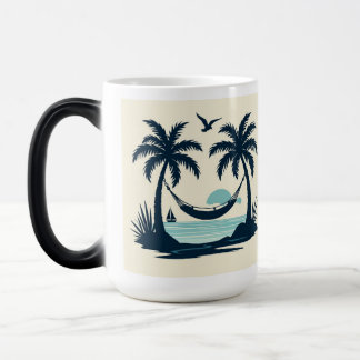 Caneca Mágica Tropical Escape Mug Relaxa no Paraíso toda manhã
