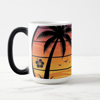 Caneca Mágica Tropical Sunset Heat-Reveal Mug – Magical Golden H