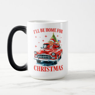 Caneca Mágica Trump Eu estarei em casa no Natal
