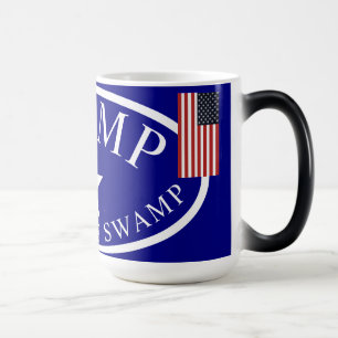 Caneca Mágica Trump Oval Caminhão derrubando o pântano