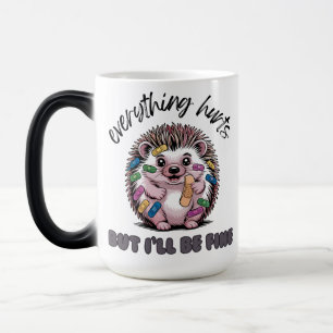 Caneca Mágica Tudo dói, mas serei um bom porco