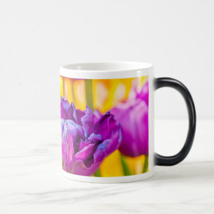 Caneca Mágica Tulipas Enchendo Rosa Escuro