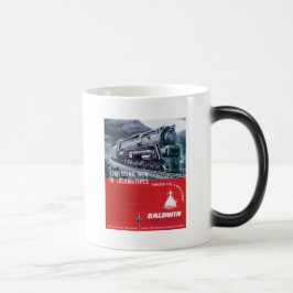 Caneca Mágica Turbina de vapor da locomotiva S-2 PRR de Baldwin