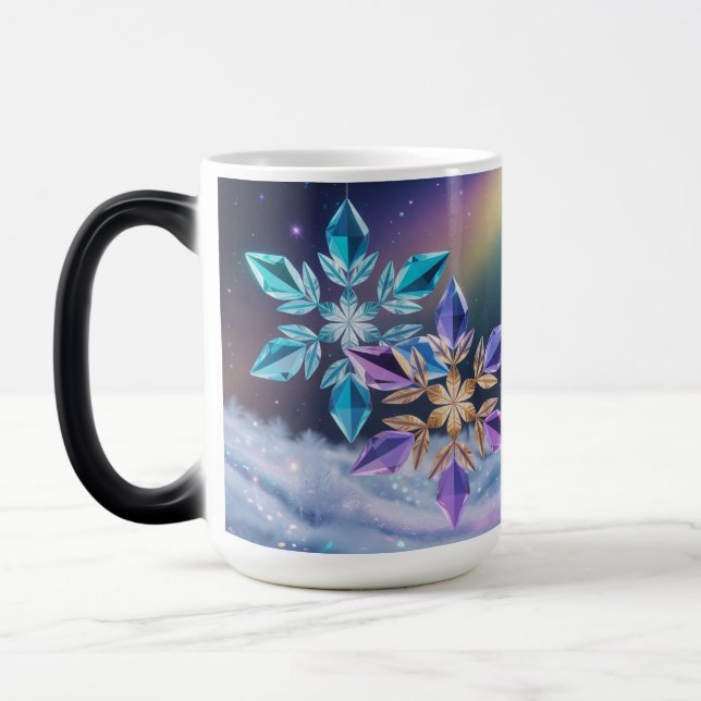 Caneca Mágica Turquoise Violet Crystals Morphing Mug (Esquerda)