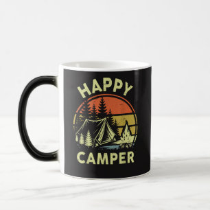 Caneca Mágica Um Feliz Aventureiro Menino Bebê Divertido Acampam