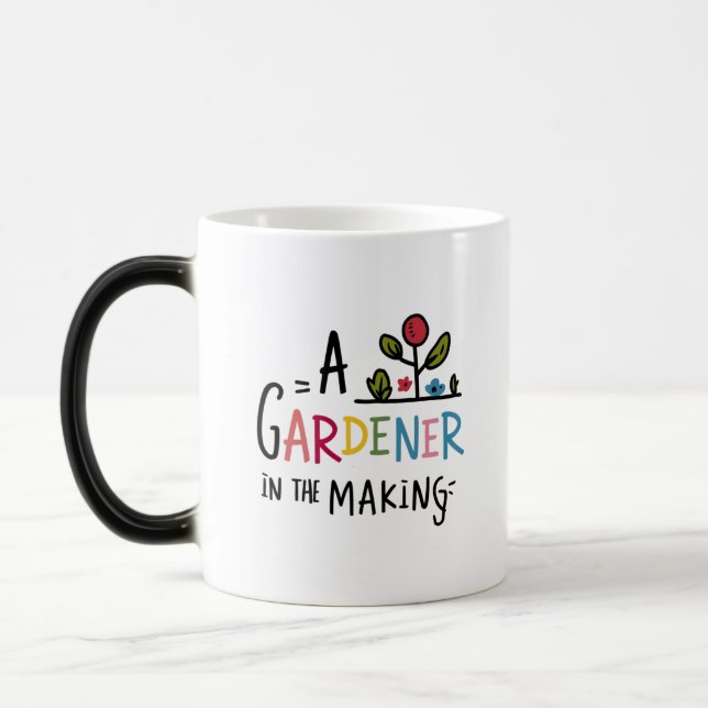 Caneca Mágica Um jardineiro em formação (Esquerda)