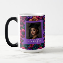 Caneca Mágica Unique Anemones Print Grandson Graduation