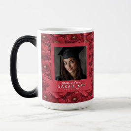 Caneca Mágica Unique Anemones Print Senior Year Grad