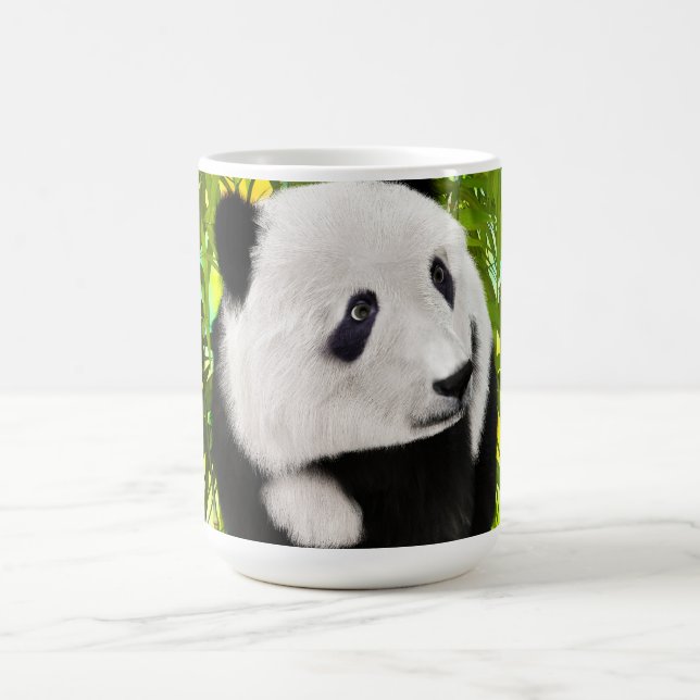 Caneca Mágica Urso Panda Fofo Presente Perfeito para Amantes de  (Center)