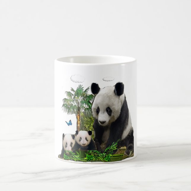Caneca Mágica Ursos Panda (Centro)