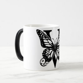 Caneca Mágica V Alphabet black butterfly