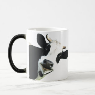 Caneca Mágica Vaca Curiosa de Black & White Holstein