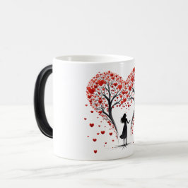 Caneca Mágica Valentines Day Hearts