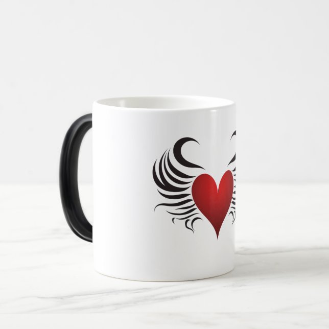 Caneca Mágica Valentines Day Hearts (Frente Esquerda)