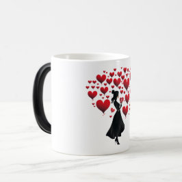 Caneca Mágica Valentines Day Hearts