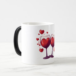 Caneca Mágica Valentines Day Hearts