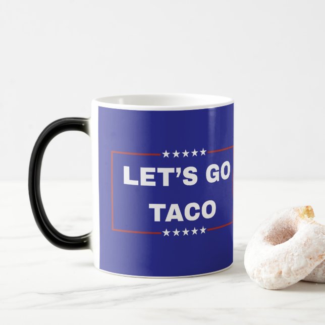 Caneca Mágica Vamos Go Taco (Com Donut)