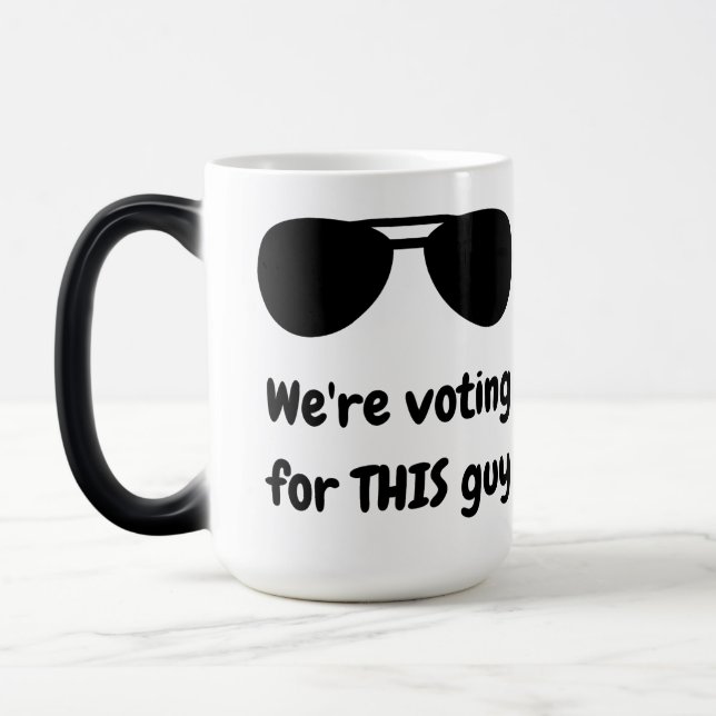 Caneca Mágica Vamos votar nesta cara (Esquerda)