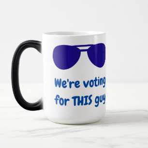 Caneca Mágica Vamos votar nesta cara