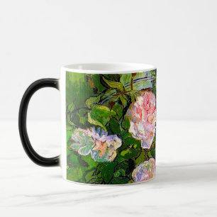 Caneca Mágica Van Gogh ainda vive com rosas rosa