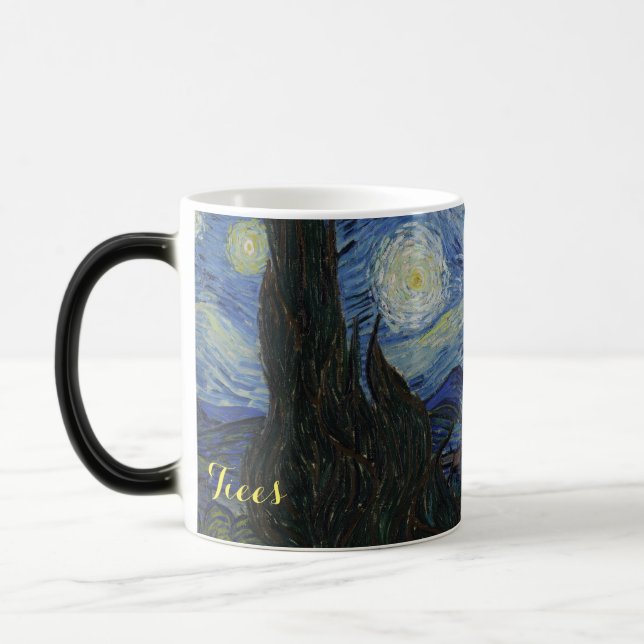 Caneca Mágica Van Gogh Starry Night (Esquerda)