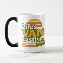 Caneca Mágica VANtastic Retro 70s Van Graphic da vida