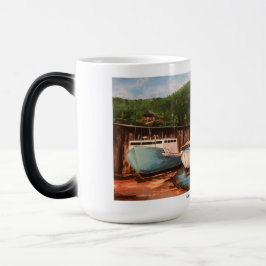 Caneca Mágica Verdes/VIDAS DE PESCA Modernos